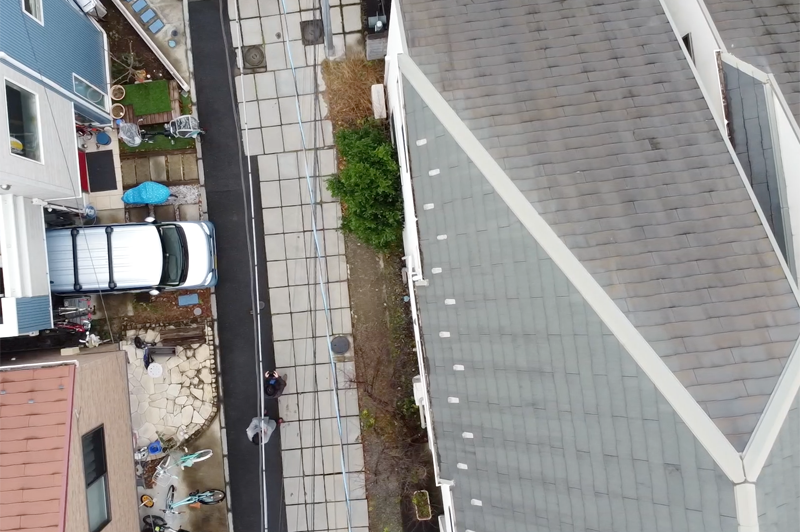 住宅の屋根の点検